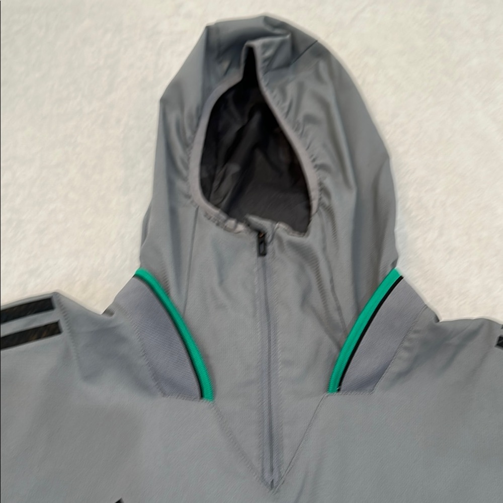 Adidas Climate Gray Performance Jacket With Side … - image 3